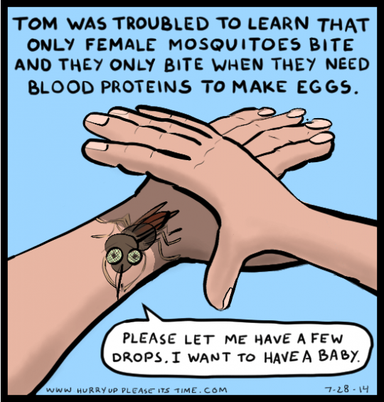 a HURRY UP PLEASE IT'S TIME comic - baby