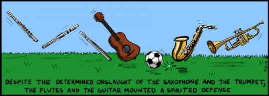 a HURRY UP PLEASE IT'S TIME comic - defense