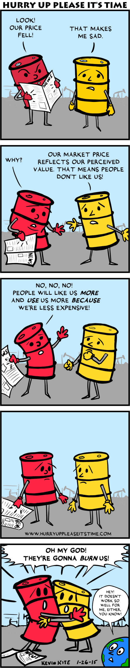 a HURRY UP PLEASE IT'S TIME comic - valued