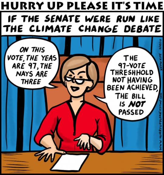 a HURRY UP PLEASE IT'S TIME comic - senate