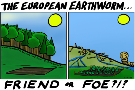 a HURRY UP PLEASE IT'S TIME comic - earthworm