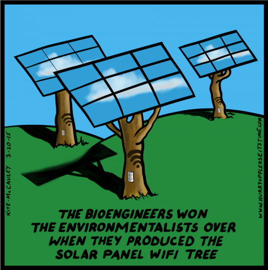 a HURRY UP PLEASE IT'S TIME comic - tree