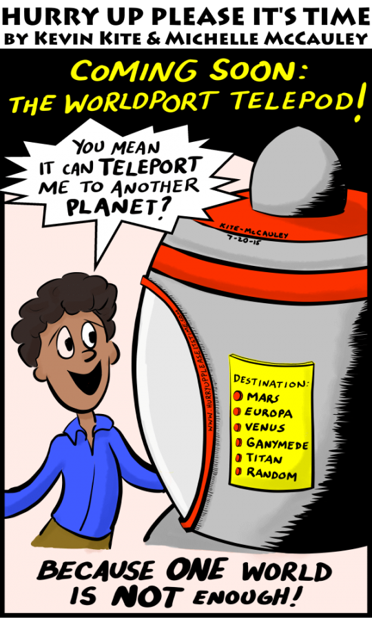 a HURRY UP PLEASE IT'S TIME comic - WorldPort