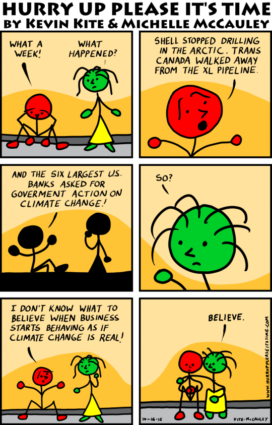 believe - a HURRY UP PLEASE IT'S TIME comic