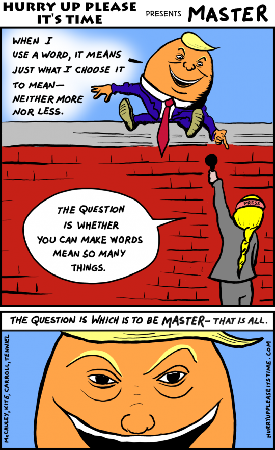 master - a HURRY UP PLEASE IT'S TIME comic
